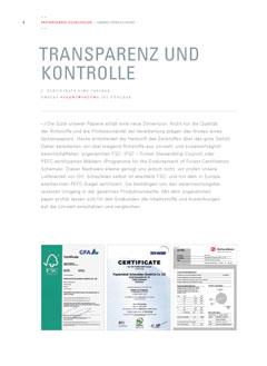 Scheufelen Umweltbroschuere