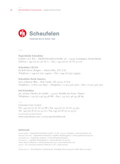 Scheufelen Umweltbroschuere